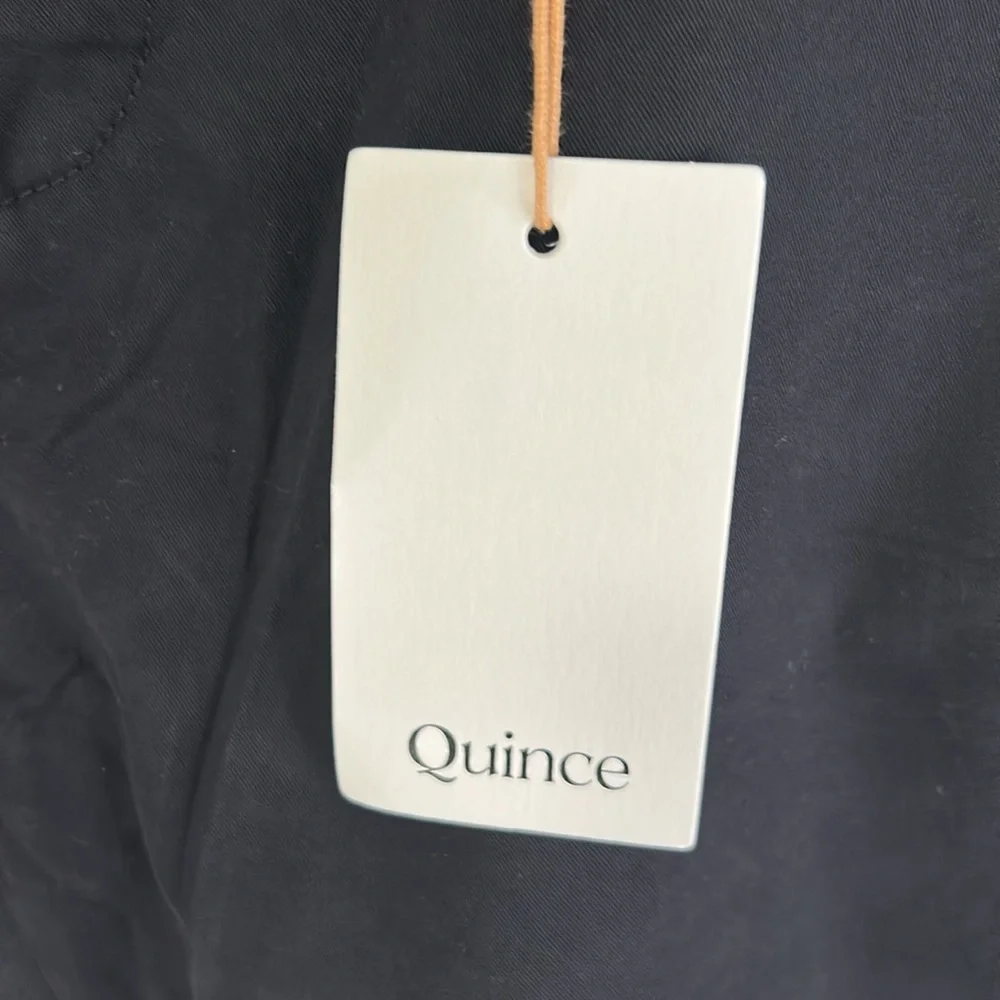 Quince Organic Stretch Cotton Girlfriend Chino Pants Black - Picture 5 of 9